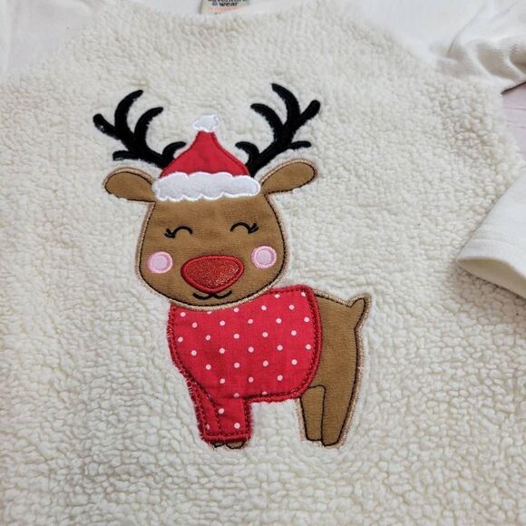 Copper Key Christmas Reindeer shirt 3T - Picture 2 of 4
